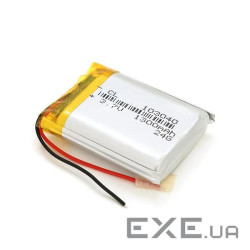 Літій-полімерний акумулятор 10*30*40mm (Li-ion 3.7В 1300мА&middot,год) (103040) ) (103040)