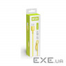 Дата кабель USB 2.0 AM to Micro 5P 1.0m soft silicone yellow ColorWay (CW-CBUM043-Y)