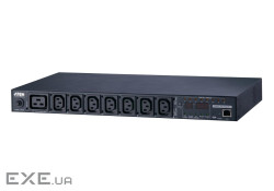 eco PDU, пристрій керування електроживленням, TCP/IP, 7 x IEC C13 (10A), 1 x IEC C19 (PE6208G-ATA-G)