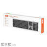Клавіатура ножнична 2E KS270 105key, WL/BT, EN/UK, сіро-чорний (2E-KS270WBGR UA) (2E-KS270WBGR UA)