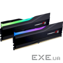 Модуль пам'яті G.SKILL Trident Z5 RGB Matte Black DDR5 6400MHz 32GB Kit 2x (F5-6400J3239G16GX2-TZ5RK)