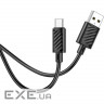 Кабель HOCO X88 Gratified USB-A to Type-C 1м Black (6931474783349)