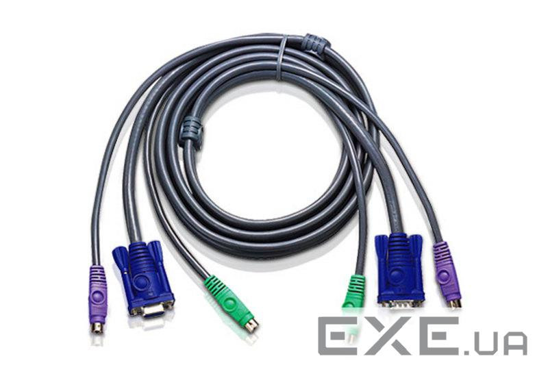 ATEN KVM Cable 2L-5005P / C 5m Кабель KVM 5m 2xPS / 2 (2L-5005P/C)