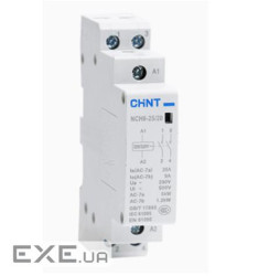 Контактор CHNT NCH8-25/20 220V,250А, 5kW, 2NO, на DIN-рейку, 85*65,5*18мм (NCH8-25 / 20 220V)
