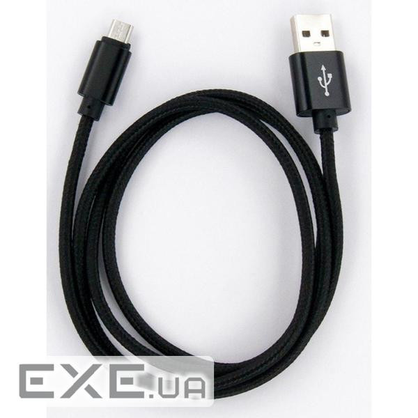 Дата кабель USB 2.0 AM to Micro 5P 1.0m black Dengos (NTK-M-MT-BLACK)
