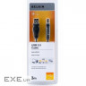 Кабель для принтера USB 2.0 AM/BM 3.0m Belkin (F3U154bt3M)