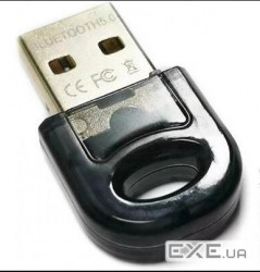 Бездротовий Bluetooth 5.3 USB адаптер STLab міні, радіус дії до 20 м, чорний (BT-5.3)