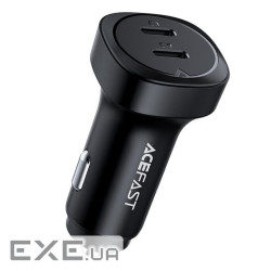 Автомобільний зарядний пристрій ACEFAST B2 72W dual USB-C metal car charger (AFB2B) ACEFAST B2 72W dual USB-C metal car