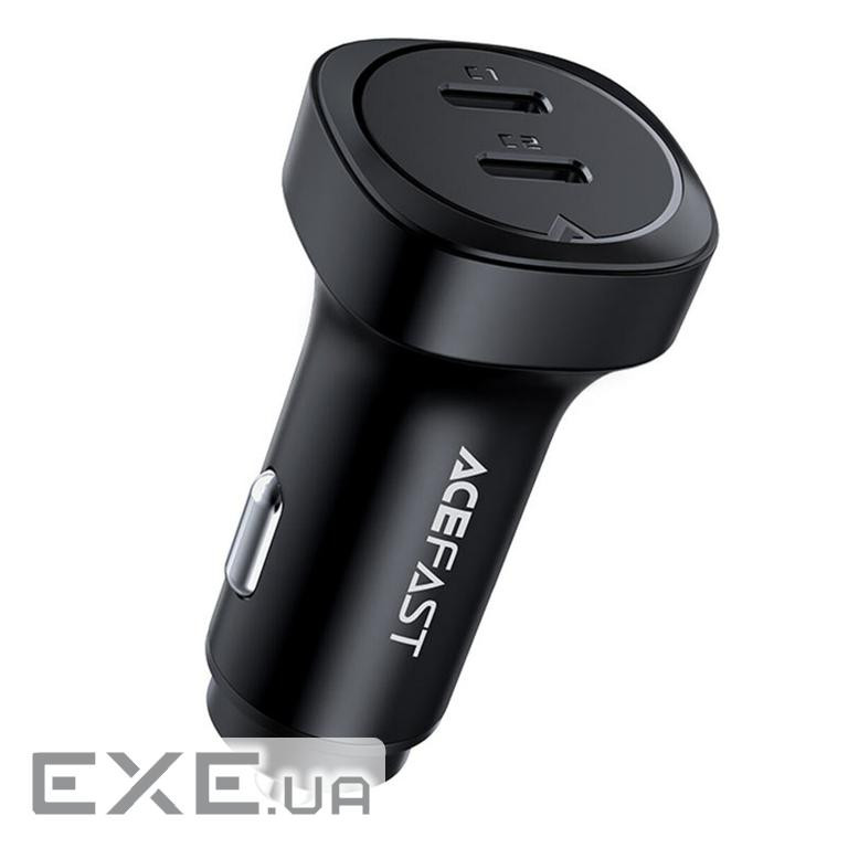Автомобільний зарядний пристрій ACEFAST B2 72W dual USB-C metal car charger (AFB2B) ACEFAST B2 72W dual USB-C metal car