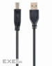 Кабель для принтера USB 2.0 AM/BM 1.8m Cablexpert (CCP-USB2-AMBM-6G Grey)