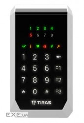 Бездротова сенсорна клавіатура Тирас Tiras TIras X-Pad white