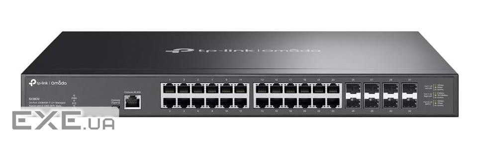 TP-LINK Switch SX3832 24x10GBASE-T 8x 10GE SFP+ Managed Omada SDN