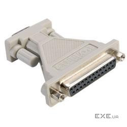 Перехідник модемний Roline (Swiss) COM DB25->DB9 F/ F, модемний (12.03.6520-50)