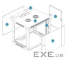 Шафа настінна Kingda 18U 19" 600x600 RAL9004 (KD-007-6618)