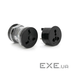 Перехідник на американкаєвророзетка 4 in 1, Black, BOX (YT-AAEP-4 / 1B) 4 in 1, Black, BOX (YT-AAEP-4 / 1B)