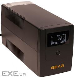 Пристрій безперебійного живлення GEAR GU-600PLCD
