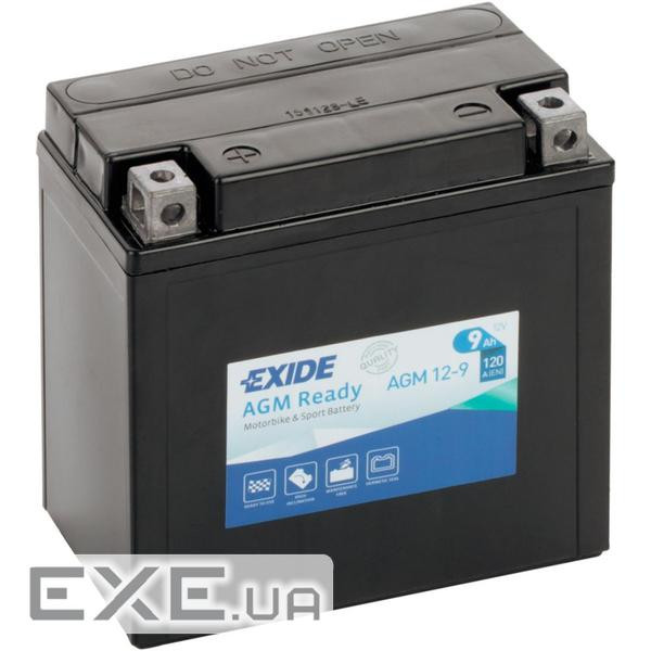 Аккумулятор автомобильный EXIDE Motorbike Sport AGM 9A (AGM129)