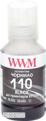 Чорнило WWM EPSON M1100/M1120 140г Black Pigmented (E110BP)