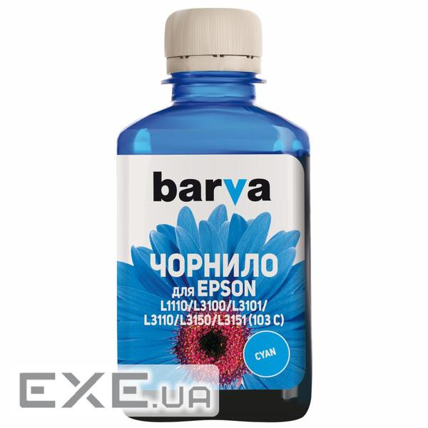 Чорнило Barva Epson 103 180мл CYAN (E103-696)