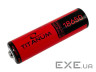 Акумулятор 18650, 2000 mAh, Titanum, 1 шт, Li-ion, 3.7V, без захисту, Bulk (18650(2000 mAh) 1шт )