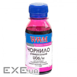 Чорнило WWM Canon/HP/Lexmark 100г Magenta (U06/M-2)