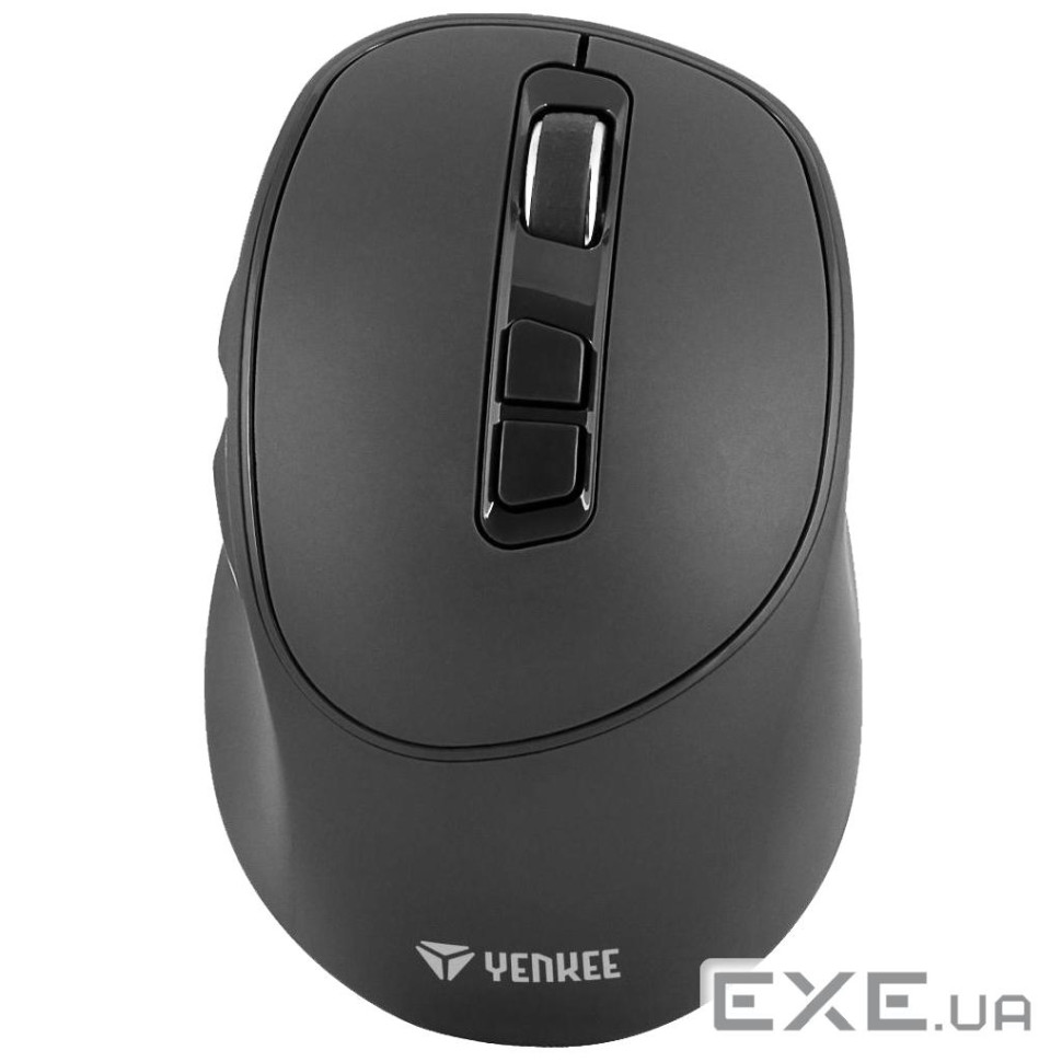 Миша YENKEE YMS 2080GY SLIDER, Wireless, Rechargable, Чорний (45019322)