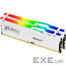 Модуль пам'яті KINGSTON FURY Beast RGB White DDR5 5600MHz 64GB Kit 2x32GB (KF556C40BWAK2-64)