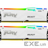 Модуль пам'яті KINGSTON FURY Beast RGB White DDR5 5600MHz 64GB Kit 2x32GB (KF556C40BWAK2-64)