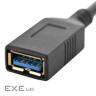 Перехідник Type-C to USB AF 0.15m Digitus (AK-300315-001-S)