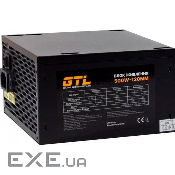 Блок живлення 600W GTL Gaming Star 500 (GTL-600-120)