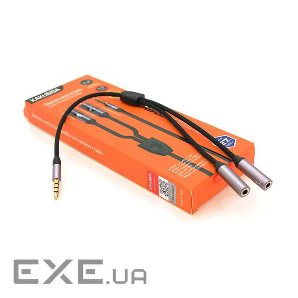 Розгалужувач аудіо iKAKU KSC-570 HUIYIN для навушників і мікрофону, Jack 3.5 (тато) 4 p (YT-KSC-570) ) 4 p (YT-KSC-570)