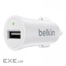 Зарядний пристрій Belkin Belkin Mixit Premium 1*USB 5V/2.4A (F8M730btWHT)
