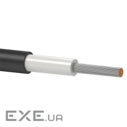 Кабель Одескабель H1Z2Z2-K 1*4 black перетин 4,0 мм кв. зовнішній діаметр 5,2 мм ціна за метр (бух.5 .5