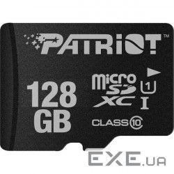 Карта пам'яті PATRIOT 128 GB microSDXC UHS-I LX (PSF128GMDC10)