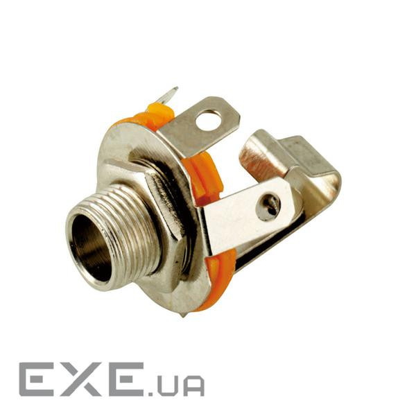 Гніздо FreeEnd-Jack 6.3mm,/F Mono Panel SwitchContact (75.01.1084-1) FreeEnd-Jack 6.3mm,/F Mono Panel SwitchContact (75.