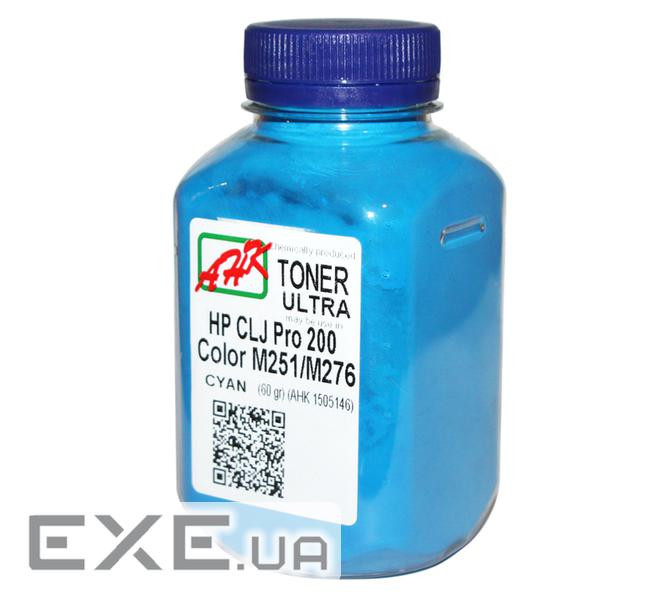 Тонер HP CLJ Pro 200/M251/M276n (131A) Cyan+chip AHK (1505158)