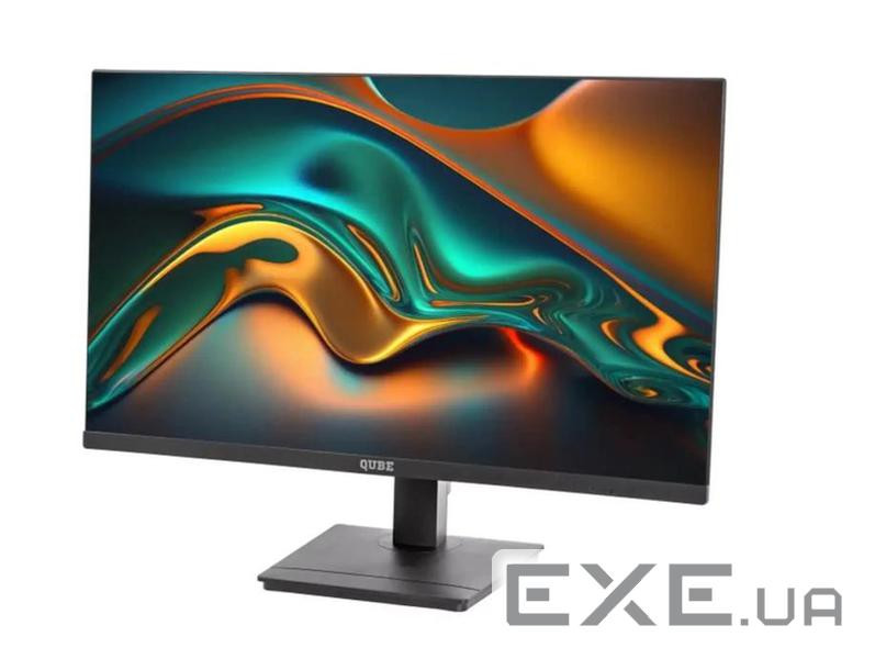 Монітор QUBE 27" V27F100-IPS FHD IPS 100Hz, 2x2W, HDMI, DP, HDMI cable