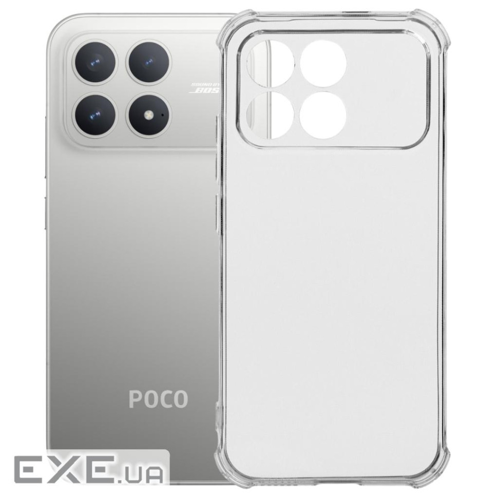 Чохол до мобільного телефона BeCover Anti-Shock Poco F8 Pro Clear (715075)