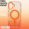 Чохол до мобільного телефона BeCover FIBRA Shock-Proof MagSafe Apple iPhone 17 Orange (715446)