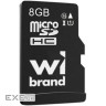 Карта пам'яті WIBRAND microSDHC 8GB Class 10 (WICDHC10/8GB)