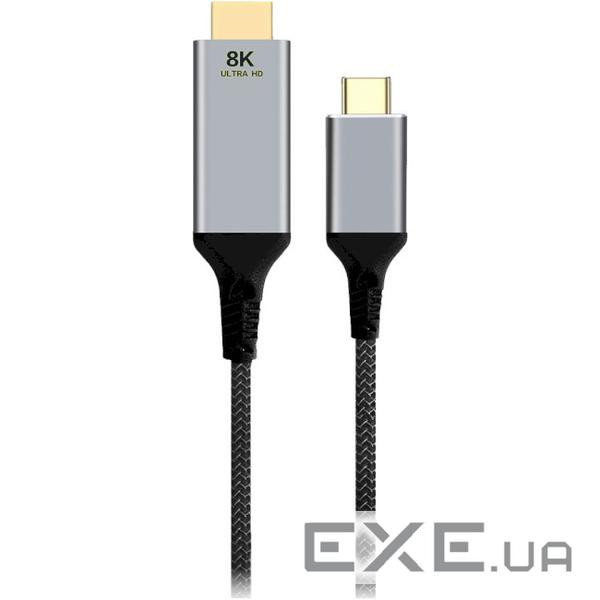 Перехідник USB-C to HDMI 8K 60Hz Cablexpert (A-CM-HDMIF8K)