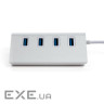 Концентратор Vinga Type-C to 4*USB3.0 1.0m cable aluminium (VCPHCU304)