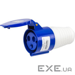 Портативна розетка 32A 2P+PE 220V IP44 EKF (223) (LX-223)