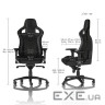 Крісло ігрове Noblechairs Epic Series Black/Gold (NBL-PU-GOL-002)