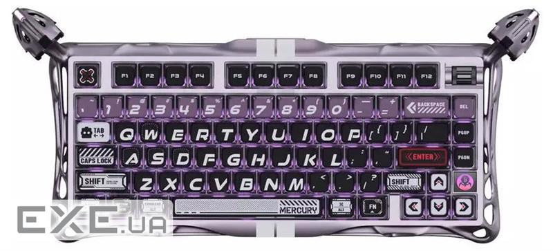 Клавіатура механічна GravaStar Mercury V75 Pro 80keys, Magnetic Jade Gaming, 8K, USB (GS V75 PRO PL)