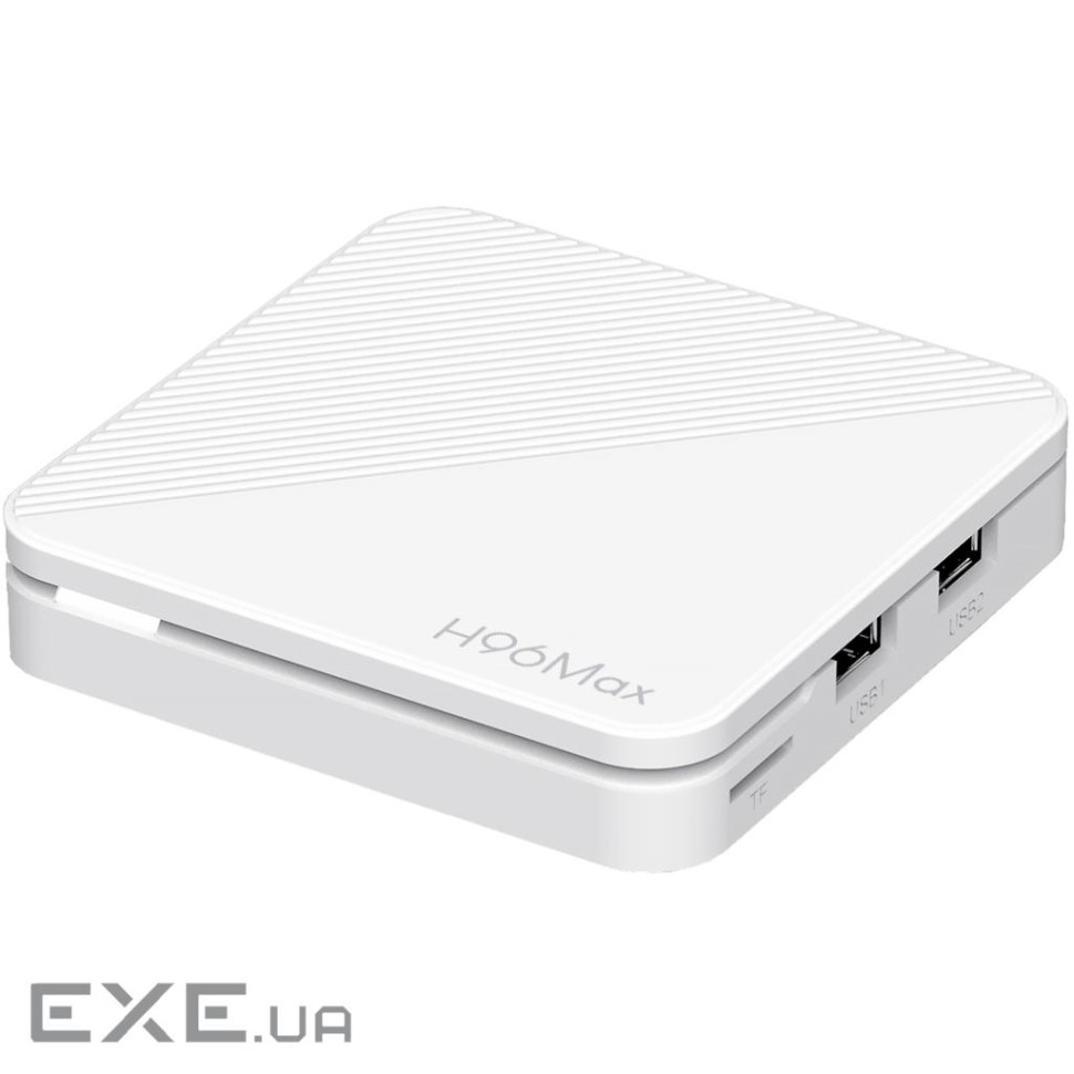 TV Медіаплеєр H96 MAX H313 2/16Gb/ Allwinner H313/ Android 14/ WiFi 2.4G+5G/LAN:100 (H313_ 2GB/16GB)