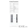 Зчитувач флеш-карт Vention USB 3.0 AM/USB-C to SD+TF Gray Dual Drive Letter Aluminum Alloy (CLLH0)