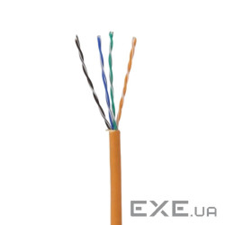 Кабель витая пара OK-Net КПВонг-HF-ВП (350) 4х2х0.50 (UTP-cat.5Е LSOH) 305м (49235) (OK49235)