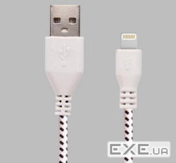 Кабель для iPhone 5/6/Ipad 4, 1.0м, білий RTL (B00475)