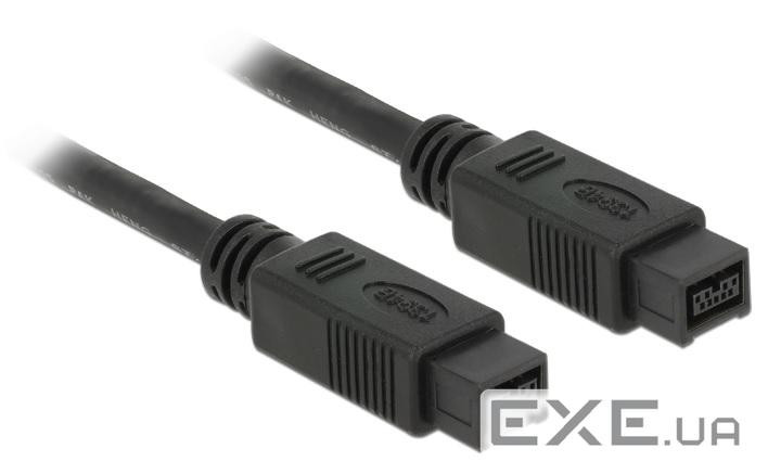 Кабель Delock відео-сигнальний FireWire 9p M/M 2.0m, AWG24+28 Shielded D=6.0mm (70.08.2599-1)